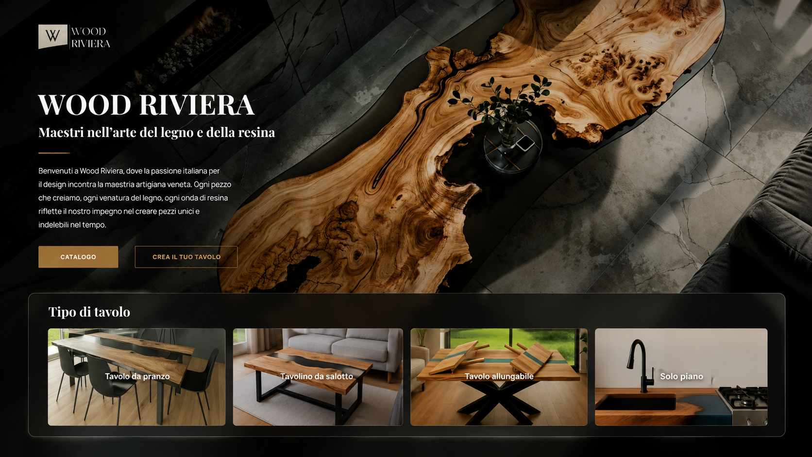 Woodriviera product configurator